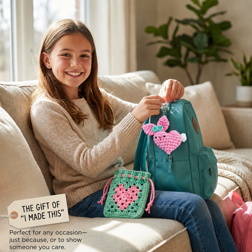 The gift of I made this - wimmsie beginner crochet kit